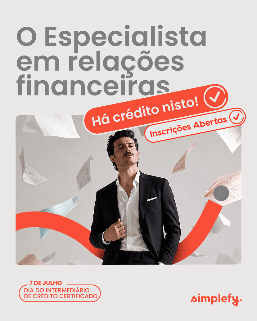Campanha Simplefy — Dia do Intermediário de Crédito Certificado